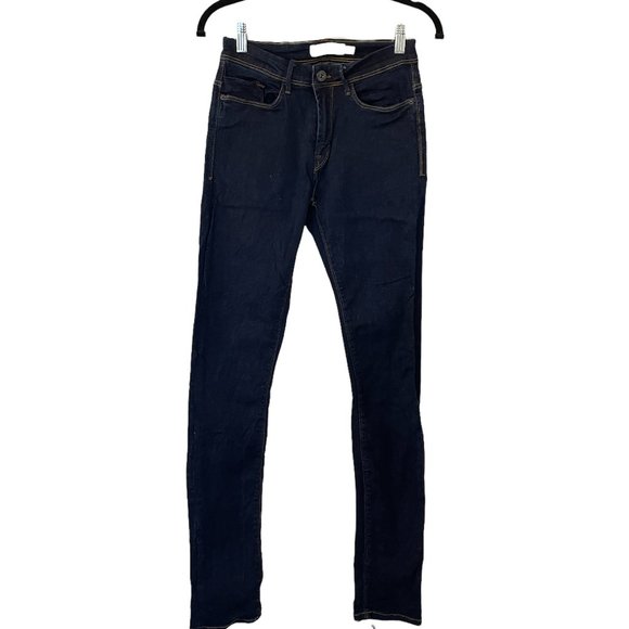 Ichi high Waist Skinny Jeans - Indigo - Like New - Size 29 - Picture 2 of 3